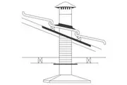 Abey 200mm Steel Roof Rangehood Flue/Vent Kit RHVS8