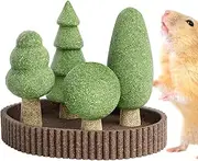 Small Animal Toys | 5X Jungle Theme Hamster Chewing Toys,Animals Cage Landscaping Natural Habitat Decoration for Squirrel, Rabbits, Gerbil