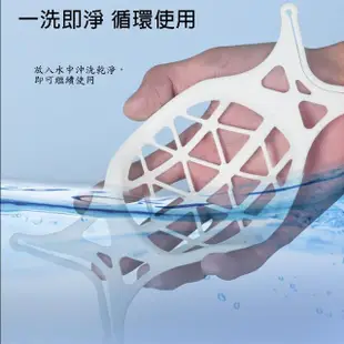 【DW 達微科技】SH02矽膠透氣款立體3D舒適口罩支架(50入)