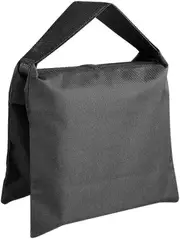 6 Pack Black Sand Bags for Photography Studio, Light Stands, Tripods