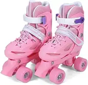 Roller Skating Shoes, Breathable Skating Shoes Kids Beginner Roller Skating Shoes Stable Children Skates Adjustable Szie Roller Skates