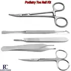 Professional Nail Clipper Cutter Set Of 5 Podiatry Nail Care Instrument CE