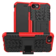MCC Heavy Duty iPhone SE 2020 2nd Gen Shockproof Case Cover Tough Apple [Red]