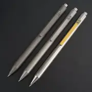 Popular Stonewash or Grey Titanium Alloy Portable Ballpoint Pen School Office