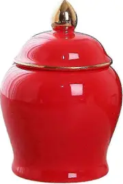 Ceramic Storage Jars, Highly Polished Airtight Storage Canisters With Lid, Small Food Stroage Jar For Kitchen Spice, Tea, Sugar