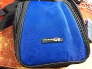 Vintage Gameboy DS Genuine Nintendo Soft Carrying Case Blue Travel Bag Backpack