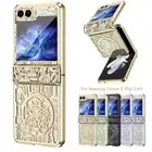 For Samsung Galaxy Z Flip 6 5G Electroplated Transparent Shockproof Case Cover