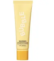 Bubble Skincare Solar Mate Mineral Sunscreen SPF 40, For all skin types.