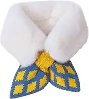 [generic] Neck Warmers for Kids for Scarf False Collar Faux Collar Scarf Fleece Neck Wool Collar Bow