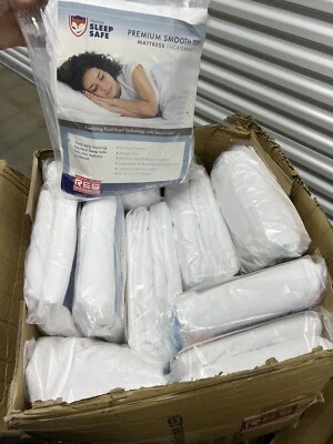 12Qty Noctova Sleep Safe Premium Smooth Top Mattress Encasement protector Queen