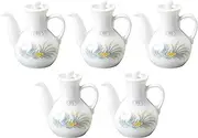 Set of 5 Shanghai Castor Vinegar [9.4 x 4.2cm] [Condiment Container]