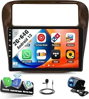 SIXWIN Android Car Stereo for Honda Odyssey 1996-1999 with Wireless CarPlay Android Auto Mirror Link 2G+64G 9 Inch Touchscreen Bluetooth GPS Navigation WiFi FM Backup Camera MIC