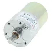 13.14Kg.cm 6mm Shaft Permanent Magnetic Gear Box Motor 50RPM DC 12V