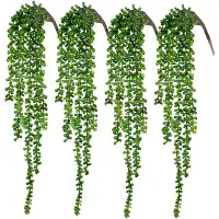 在飛比找松果購物優惠-仿真綠植人造多肉5叉情人淚塑料植物垂吊客廳花園裝飾懸掛 (8