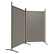 2 Panel Room Divider 175X180 Cm Fabric Screens & Room Dividers