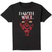 Star Wars Darth Maul Face Unisex T-Shirt - Black