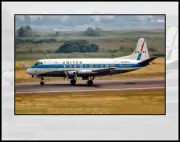 United Airlines Vickers 745D 11" x 14" Color Photograph (AE002LGSP11X14)