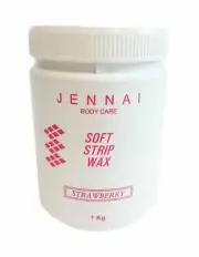 Jennai STRAWBERRY Depilatory STRIP WAX - 1kg TUB