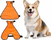 Dog Belly Cover with Rain Coat Waterproof Dog Belly Protector Vest Anti-Dirty Pet Gear for Short Leg Corgi Outdoor Play