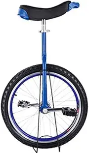 qwmvhfg， 24/20/18/16 Inch Unicycle, Unicycles for Adults, with Alloy Rim Extra Thick Tire, Adjustable Seat, for Outdoor Sports Fitness Exercise Health