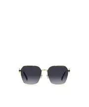 Geometric frame sunglasses 58 Black