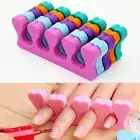 Nail Art Toes Separators Fingers Foots Sponge Soft Gel UV Tools Polish Manicure