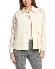 Anne Klein Lace Combo Jacket