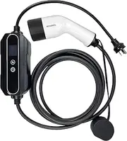 Portable EV Charger Type 2 10A Adjustable 2kW Max Power Fit Tesla BYD MG EV 3 Pin Australia Plug to Type2 5 metres UMC Replacement