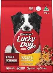 LUCKY DOG Adult Dry Dog Food Roast Chicken Vegetable Pasta Flavour 8kg