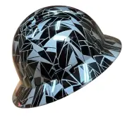 Cal Pacific, GEO-Black Full Brim Hard Hat with with Fas-trac Suspension
