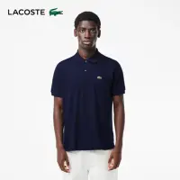 在飛比找momo購物網優惠-【LACOSTE】男裝-經典L1212短袖Polo衫(海軍藍