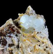 244 Gram Natural Rare Apatite With Black Tourmaline Crystal Specimen Pakistan.