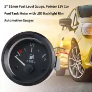Convenient 2'' 52mm Car Fuel Level Gauge Meter Comes with Mounting Bracket