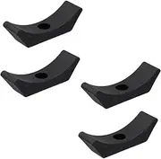 GANAZONO 4Pcs Dumbbell Brackets Durable Dumbbell Rack with Rounded Corners for Home Gym Organization Fitness Hand Weight Storage Scratch Resistant Design