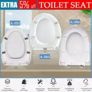 New Heavy Duty Toilet Seat Quick Release Soft Close V/U/O Shape White Lid AU