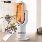 ANGELO 2IN1 Electric Bladeless Heating Cooling Floor Fan 9h Timer Touch Control
