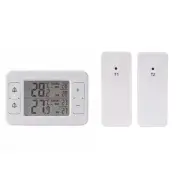 Wireless Digital Thermometer for Indoor Outdoor Applications and Alarms