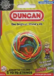 Duncan 5 Pack Cotton Yo-Yo Strings - Multicolor