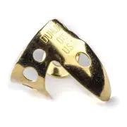 Dunlop Brass Fingerpicks - .015 Gauge - Tube Of 20 Picks