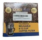 GOLDTONE Reusable 8-12 Cup Basket Coffee Filter fits Mr. Coffee 8/12 Cup Maker