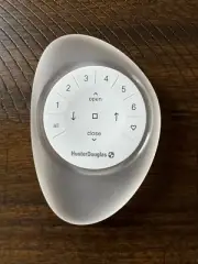 Hunter Douglas Powerview Generation 3 New White Remote with Clear pebble