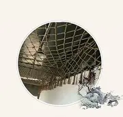 Safety Net Protection Rope Net Heavy Duty Rope Netting for Parrot Climbing Decorative Jute Hemp Net Ladder with Multiple Colors and Sizes