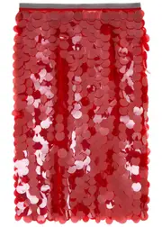 16 Arlington Delta Embellished Tulle Midi Skirt - Red - 10 (UK10 / S) 10 (UK10 / S)