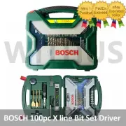 Bosch Multi-Purpose 100pc X line Bit Set Driver Drill Bits Bosch Accessories Set