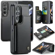 For Samsung Galaxy Z Fold4 5G Leather Rfid Phone Case