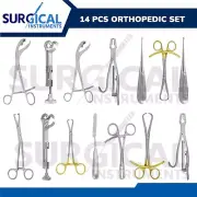 Set of 14 Assorted Orthopedic Surgical Instruments Custom Made Kit- German Grade