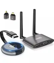 HDMI Wireless Transmitter and Receiver 4K AIMIBO Wireless HDMI Extender Live