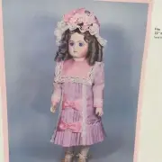Byron Doll Patterns "Laurette" Bourgin Steiner A-6 22" Doll Dress Hat Sewing Pat