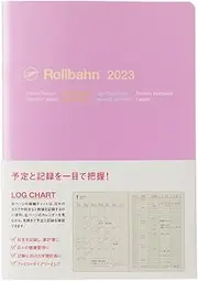 Rollbahn Note Diary Log Chart Cullet A5 Light Purple