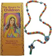 Child Saints Rosary with How to Pray the Rosary for Children Pamphlet